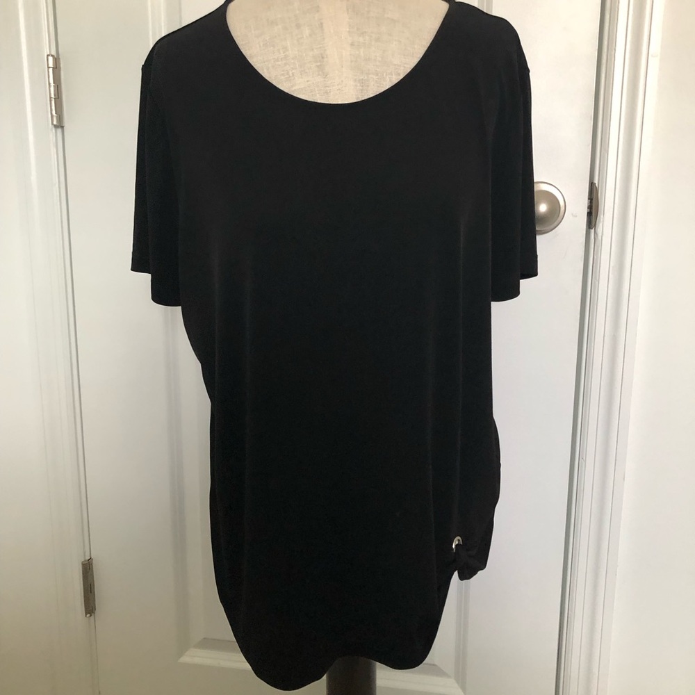 Chico’s Elegant Black Top with Side Tie
